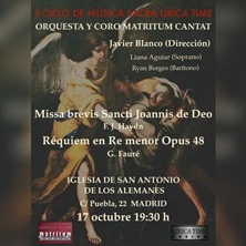 Missa Brevis Haydn y Requiem Faur&eacute;