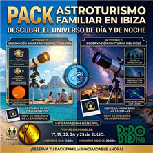 Pack Astroturismo Familiar Ibiza