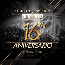 Fabrik: 16 Aniversario