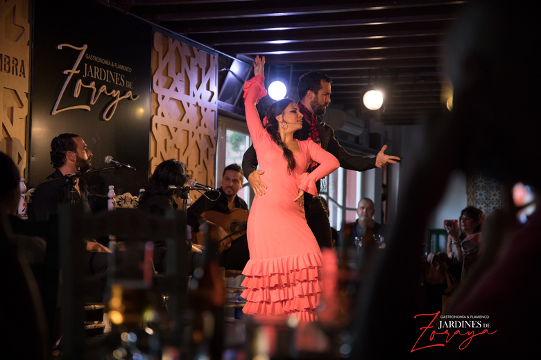 Espect&aacute;culo Flamenco en Jardines de Zoraya