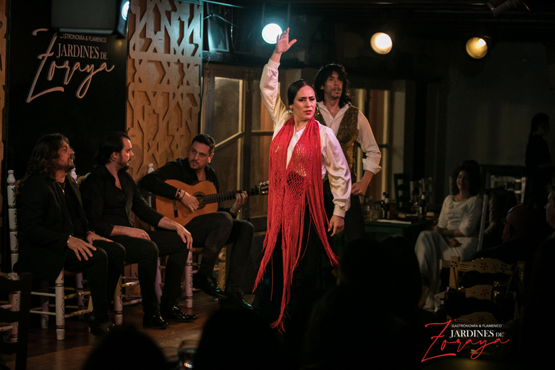 Espect&aacute;culo Flamenco en Jardines de Zoraya
