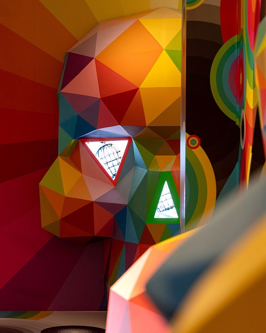 Okuda San Miguel - "Walking Life"