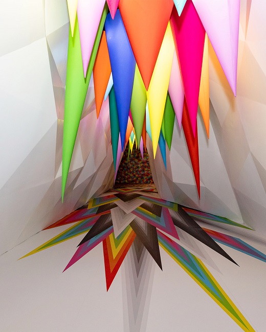 Okuda San Miguel - "Walking Life"