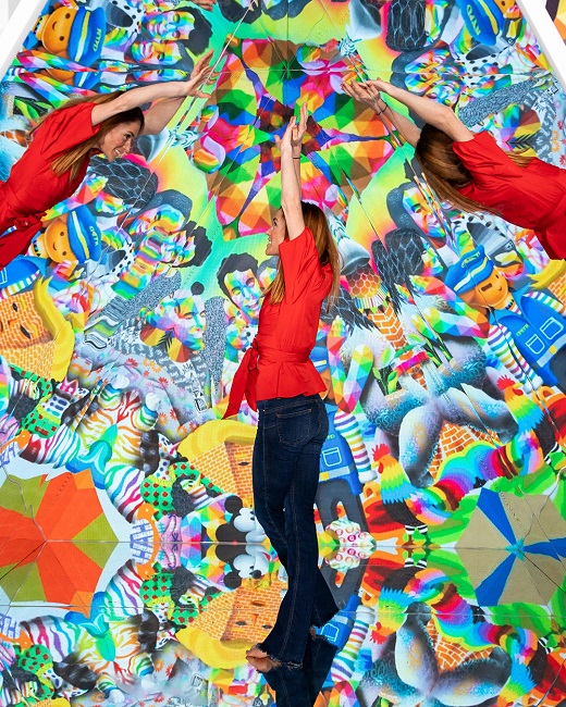 Okuda San Miguel - "Walking Life"