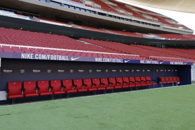 Tour por el estadio del Atl&eacute;tico de Madrid