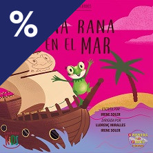 Una rana en el mar