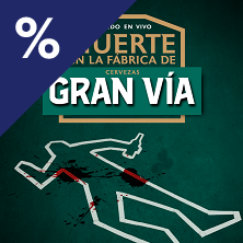 Cluedo en vivo: Muerte en la f&aacute;brica de cervezas de Gran V&iacute;a